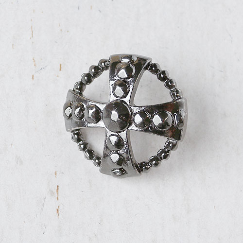 メタルボタンcol.IR(鉄色)　(13/18/21mm)