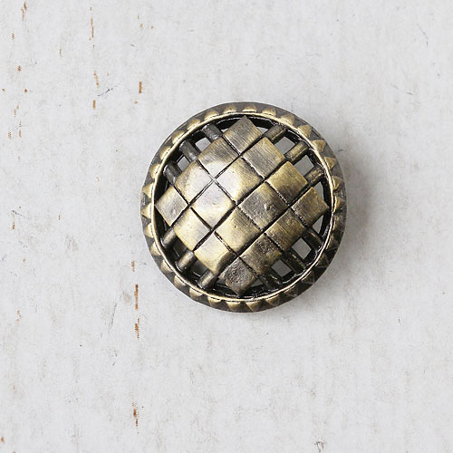 メタルボタンcol.BG(ブロンズゴールド)　(15/18/21mm)