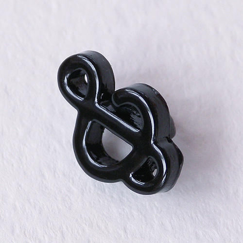 メタルボタンcol.BC(ブラック)　(9/11.5mm)