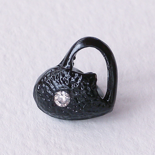 メタルボタンcol.BC(ブラック)　(9/11.5mm)