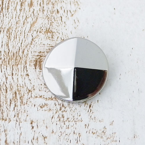 メタリックボタンcol.S(シルバー) (13mm)