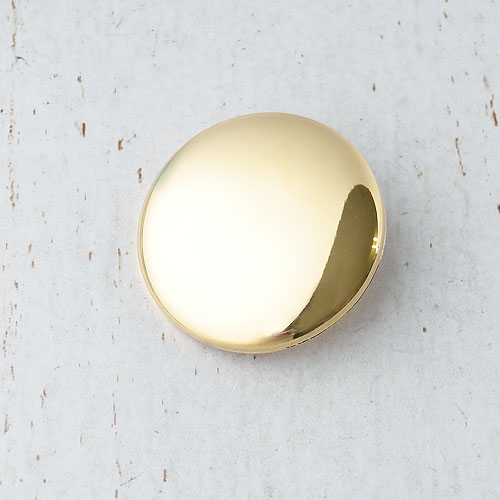 メタリックボタンG(ゴールド)(13mm)