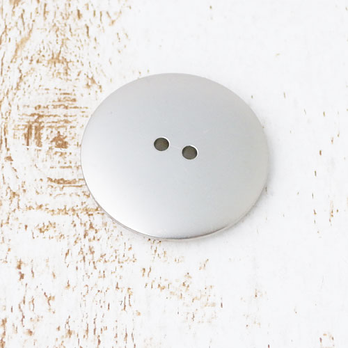 メタリックボタンSSB(シルバーケシ)(11.5/13/15/18/20/25/30mm)