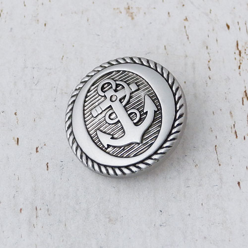 メタリックボタンcol.SSB(シルバーケシ墨入れ) (13/15/18/21(OB無)/25mm)