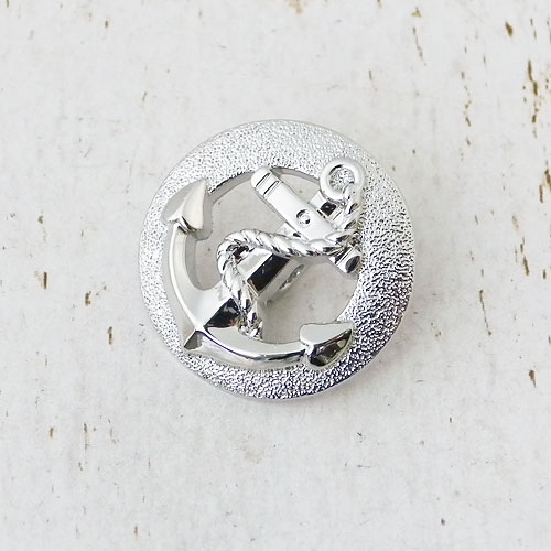 メタリックボタンcol.S(シルバー) (13/15/18/21(OB無)/25mm)