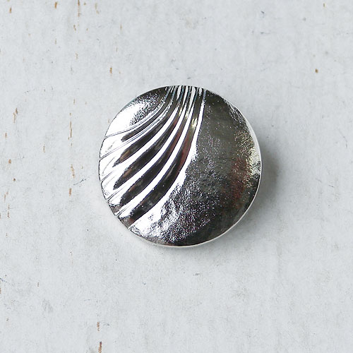 メタリックボタンcol.S(シルバー)　(21mm)