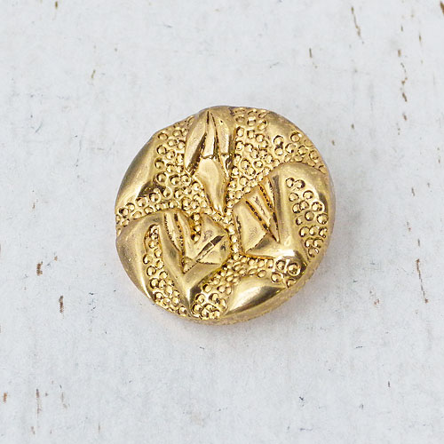 メタリックボタンcol.GB(ゴールド墨入れ) (13/15/18/21mm)