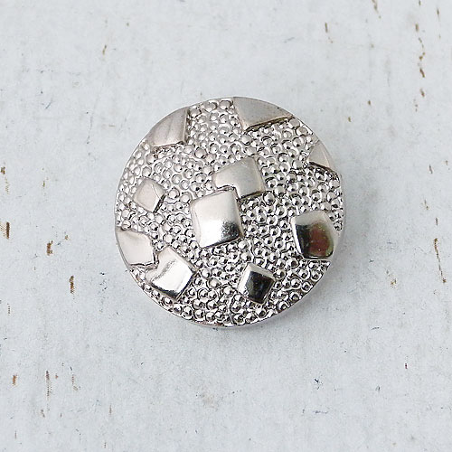 メタリックボタンcol.S(シルバー) (13/15/18/21mm)