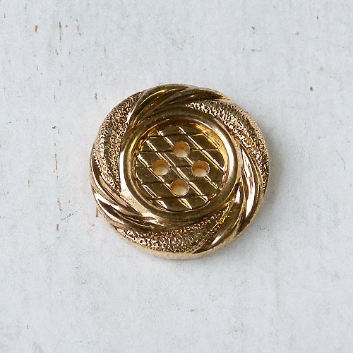 メタリックボタンcol.GB(ゴールド墨入れ)(13/15/18mm)