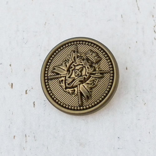 メタリックボタンcol.GGB(ゴールドケシ墨入れ)　(15/21mm)