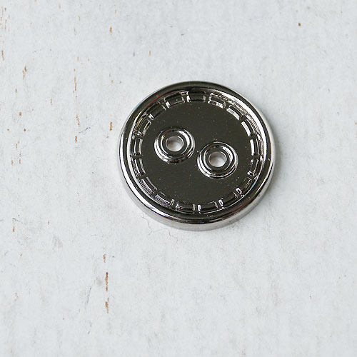 メタリックボタンcol.S(シルバー)　(15/18/21mm)