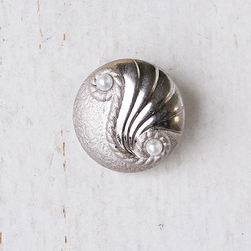 メタリックボタンcol.S(シルバー)　(15/18/21mm)