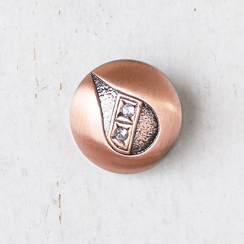 メタリックボタンcol.OC(オールドカッパー)　(15/18/21mm)