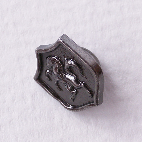 メタリックボタンcol.OS(オールドシルバー)　(9.5mm)