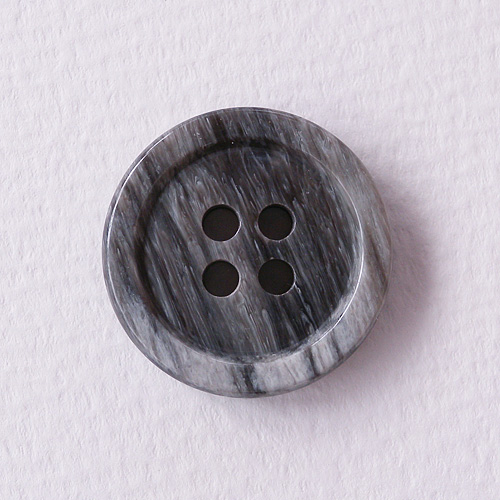 ポリ水牛調ボタンcol.08(グレー) (18/23/25)