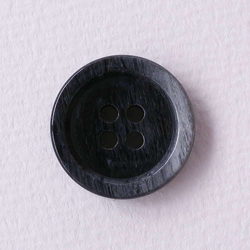 ポリ水牛調ボタンcol.09(ブラック) (18/23/25)