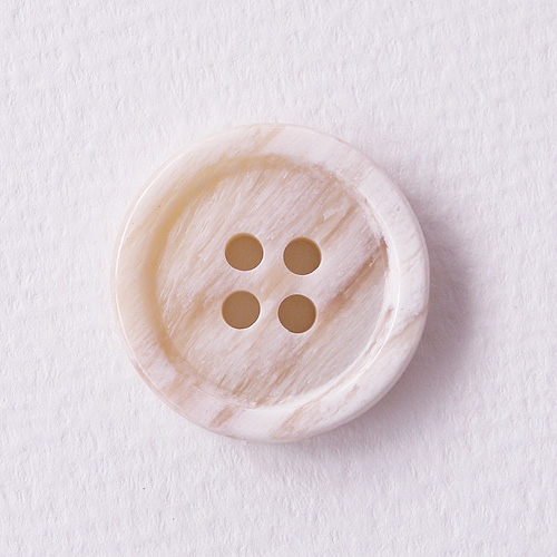 ポリ水牛調ボタンcol.40(ベージュ) (15/25/30)