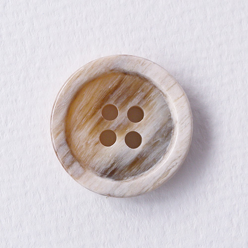 ポリ水牛調ボタンcol.43(ベージュ) (15/18)