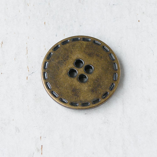 メタリックボタンcol.OB(オールドブロンズ) (13/15/18/21mm)