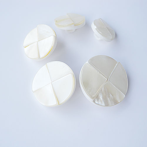 貝ボタンcol.01(白色)　(13/15mm)