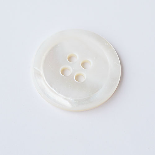 貝ボタンcol.T(白色ツヤ)　(9/10/18/20/23/25mm)