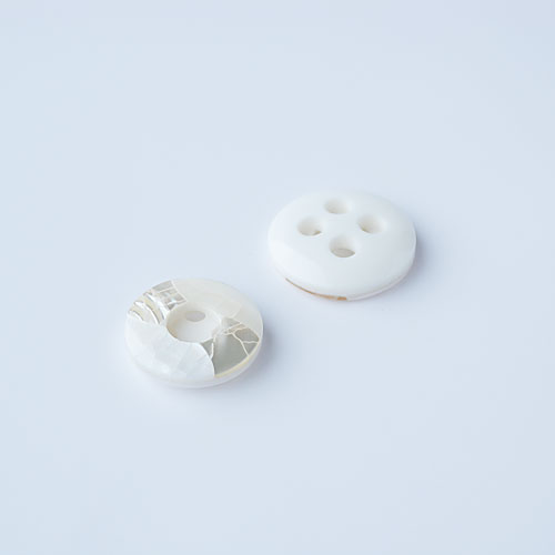 貝ボタン col.01(白色)　(15/18/21mm)