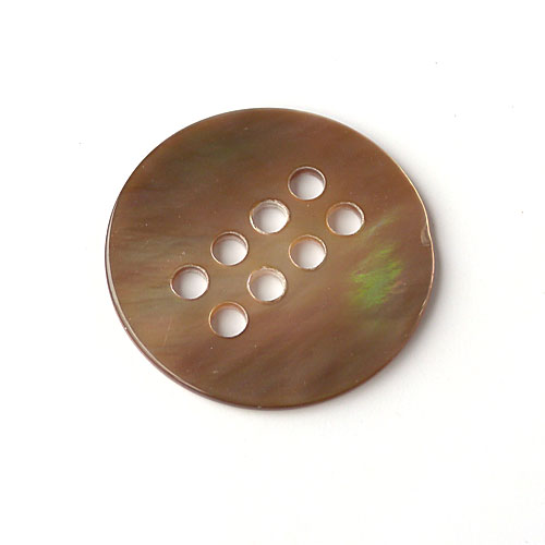 貝ボタンcol.42(茶色)　(13/15/18/20mm)