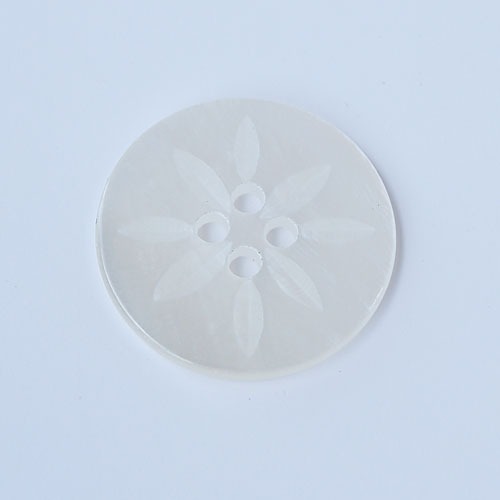 貝ボタンcol.01(白色)　(13/15/18/20mm)