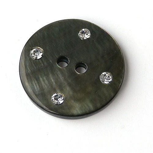 貝ボタンcol.09(グレー色)　(15/18mm)