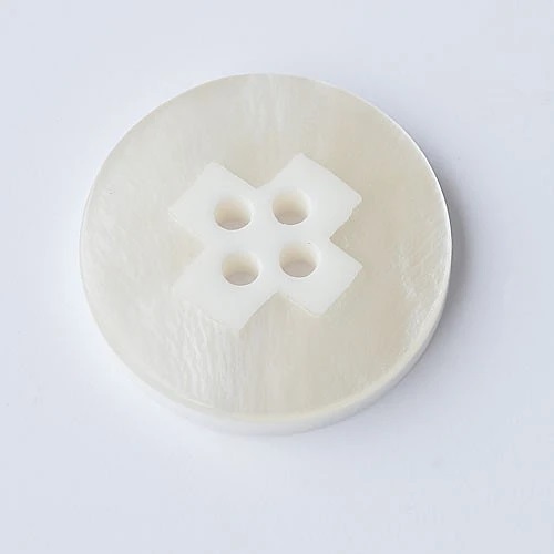 貝ボタンcol.01(白色)　(15/18/20mm)