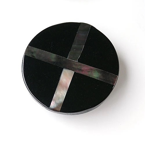 貝ボタンcol.09(黒色)　(13/15/20/23mm)