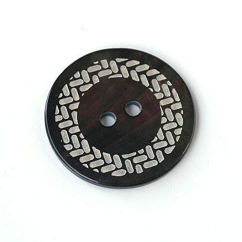 貝ボタンcol.09(黒色)　(13/15/18/21mm)