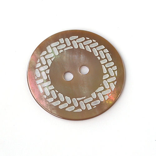 貝ボタンcol.47(茶色)　(13/15/18/21mm)