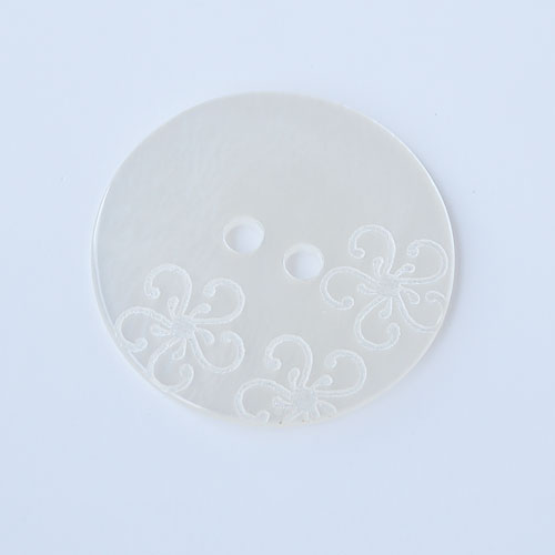 貝ボタンcol.01(白色)(15mm/18mm)