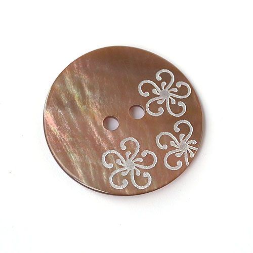 貝ボタンcol.47(茶色)(13mm/15mm/18mm/21mm)