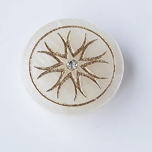 貝ボタンcol.01(白色)　(13/15mm)