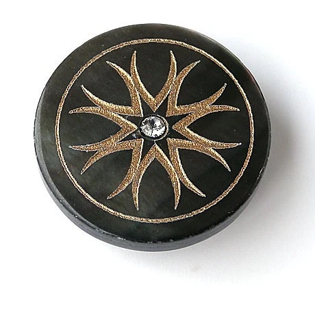 貝ボタンcol.09(黒色)　(15/20mm)