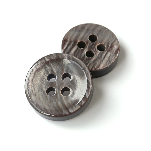 貝ボタンcol.09(グレー色)　(9/11.5mm)(厚み:約3mm)