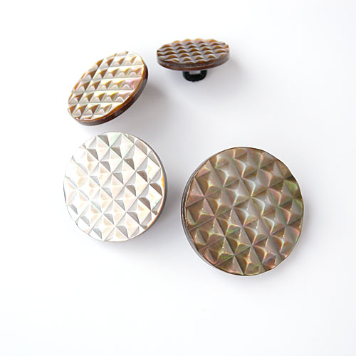 貝ボタンcol.47(茶色)　(15/18/20mm)