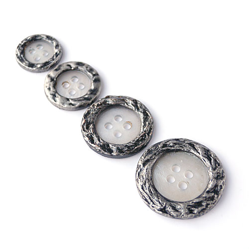 貝ボタン col.01(白色)　(13/15/18/21mm)