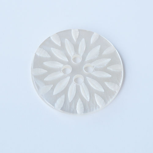 貝ボタンcol.01(白色)　(15/18/20mm)