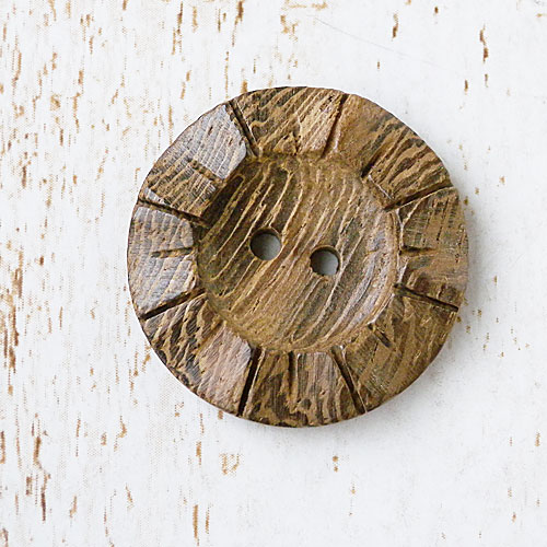 木ボタンcol.01(焦茶色)　(13/15/18/21/23/25/30mm)