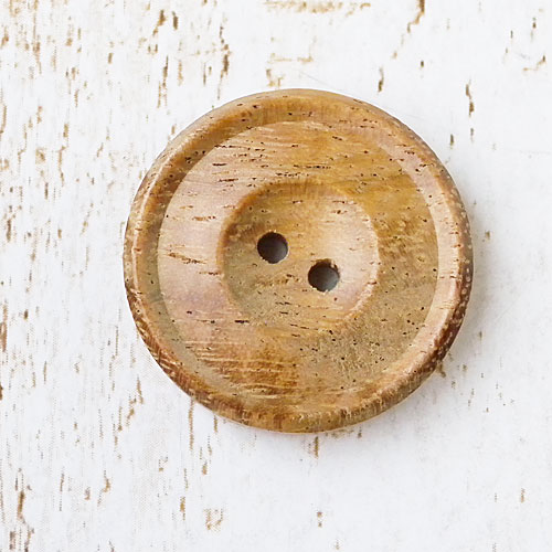 木ボタンcol.42(茶色)　(13/15/21mm)