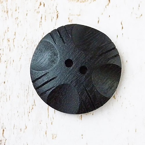 木ボタンcol.09(黒色)　(13/15/18/21/25mm)