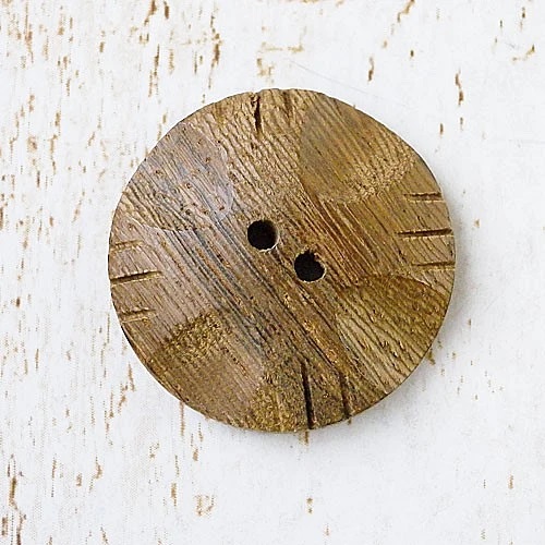 木ボタンcol.45(焦茶色)　(13/15/18/21/25mm)