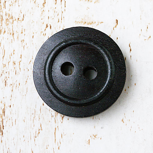 木ボタンcol.09(黒色)　(13/15/18/25mm)