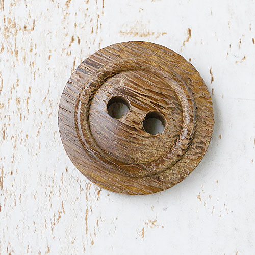 木ボタンcol.45(焦茶色)　(13/15/18/21/25mm)