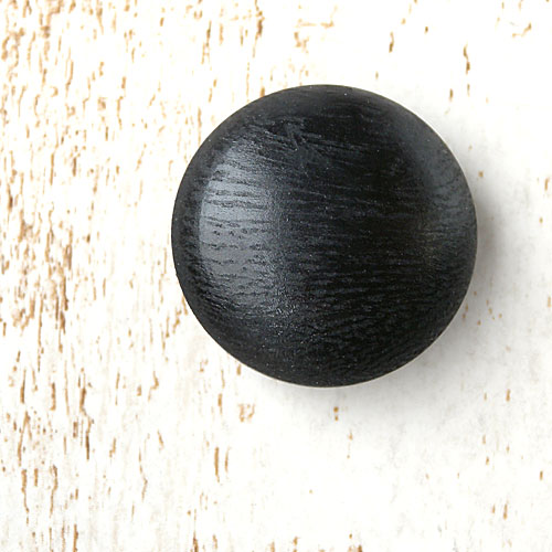 木ボタンcol.09(黒色)　(13/15/18/20/23/25mm)