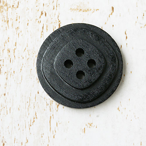 木ボタンcol.09(黒色)　(13/15/18/20/23mm)