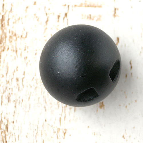 木ボタンcol.09(黒色)　(11.5/13/15/18/21mm)